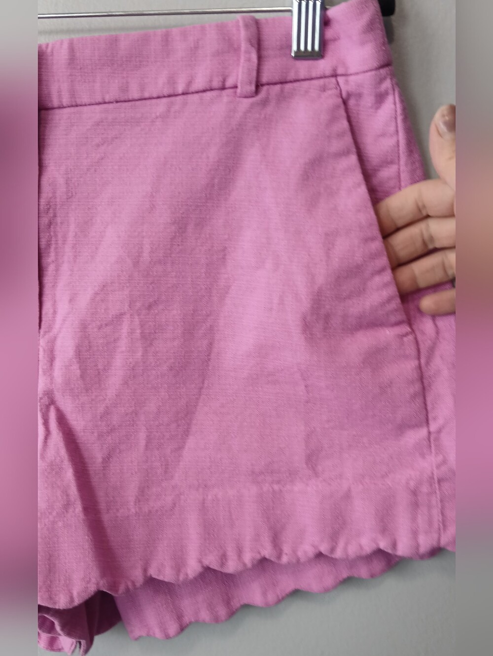 Gap Scalloped Shorts Womens 10 Coquette Cottagecore Barbie Girl - Picture 2 of 6